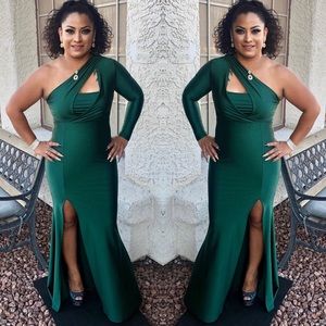 Fashion Nova Green Hunter Dress
